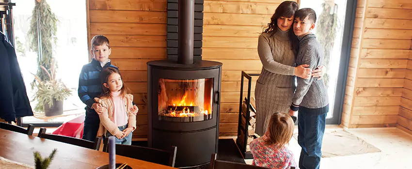 Morso Cast Iron Fireplace Insert Installation in Coos Bay, Oregon